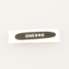 Motorola Typ-Label GM340 Part.Nr. 5486131B10