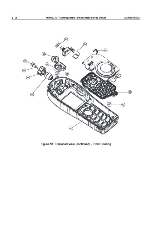 Motorola MTH800 Selector knob cover - 3687537V02