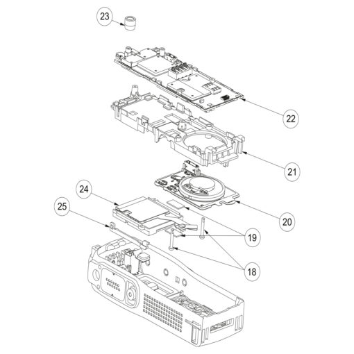 Motorola 0188809V36 Accessory connector assembly MTP850 – Bild 3