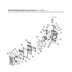 Motorola DP3441 Main Flex Assembly Part.Nr. 0104057J44