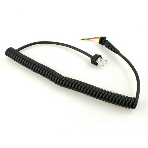 Motorola Ersatz-Spiralkabel für HMN3596 Mikrofon / 5-Pol mit RJ45 Stecker – Bild 2