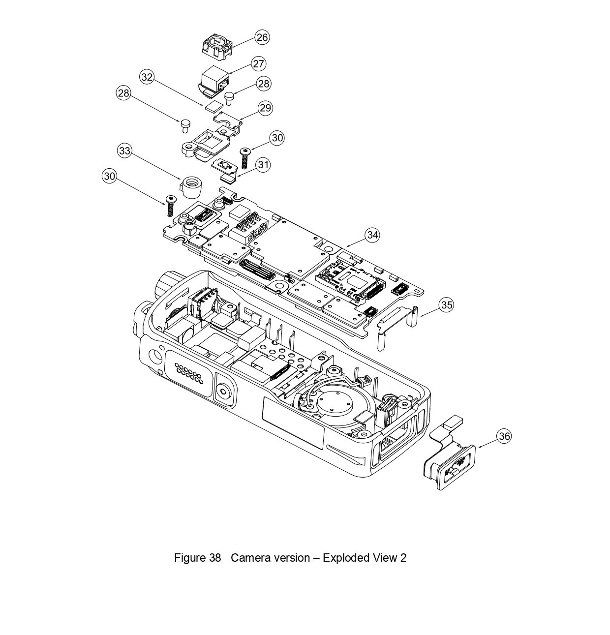 Motorola 0104039J63 - Bottom connector flex assembly – Bild 2